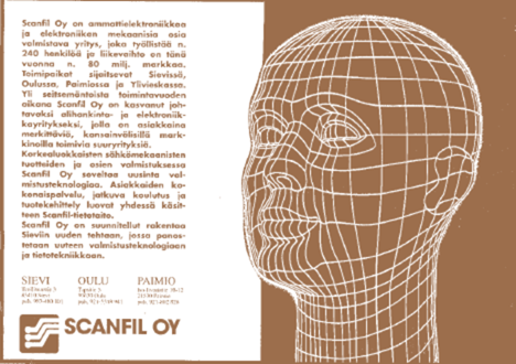 Scanfilin futuristinen mainos